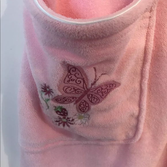 Jasmine Rose Fleece Robe Size Medium - Picture 3 of 8